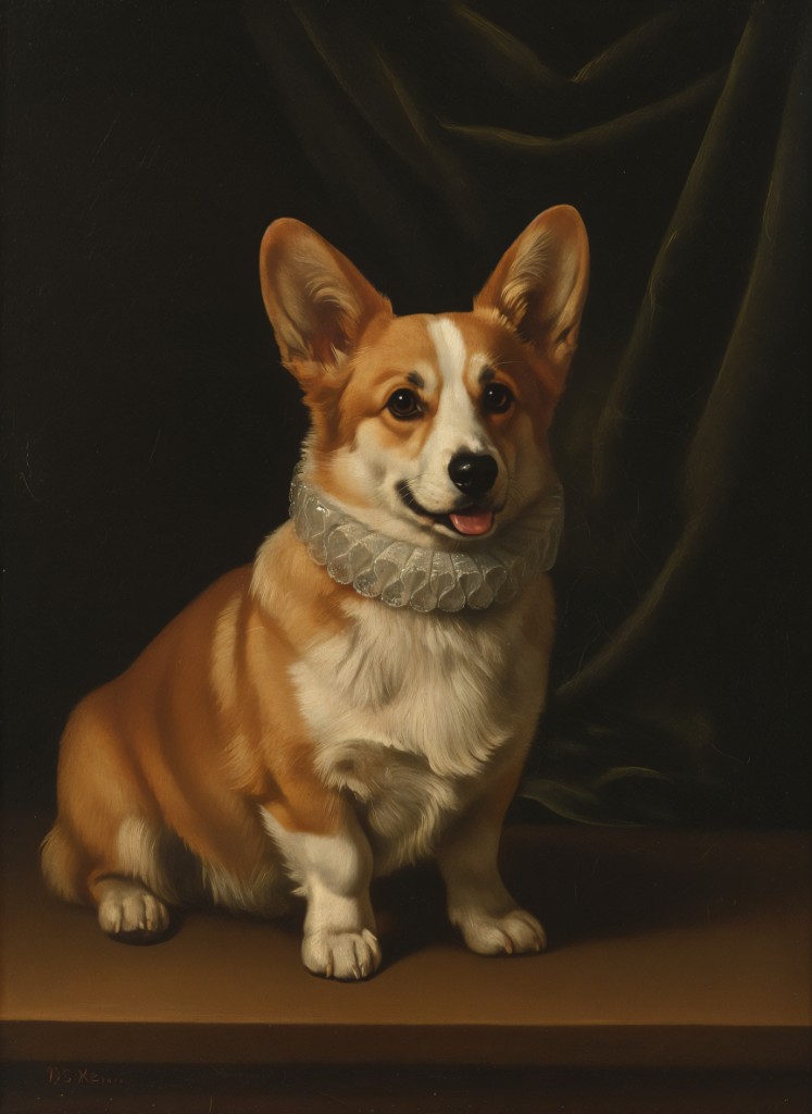 Furresco sample portrait (classical oil style)